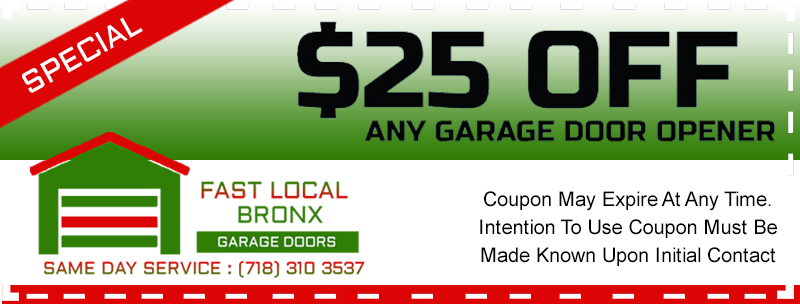 $25 off Garage Door Repair in the Bronx Coupon